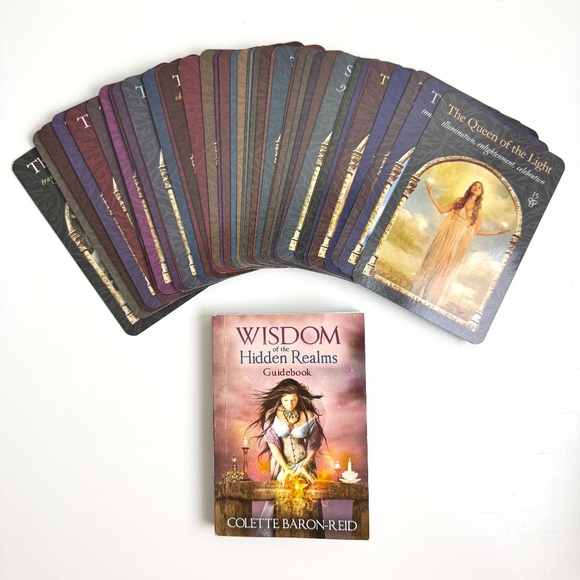 Wisdom of the Hidden Realms Oracle Cards Colette Baron Reid 44 Cards & Guidebook - Picture 3 of 4